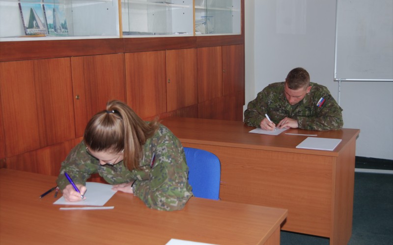 Final exams on University Graduates Officers’ Course, May 12th 2022