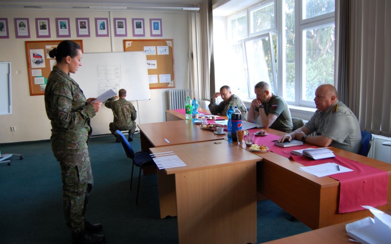 Final exams on University Graduates Officers’ Course, May 12th 2022