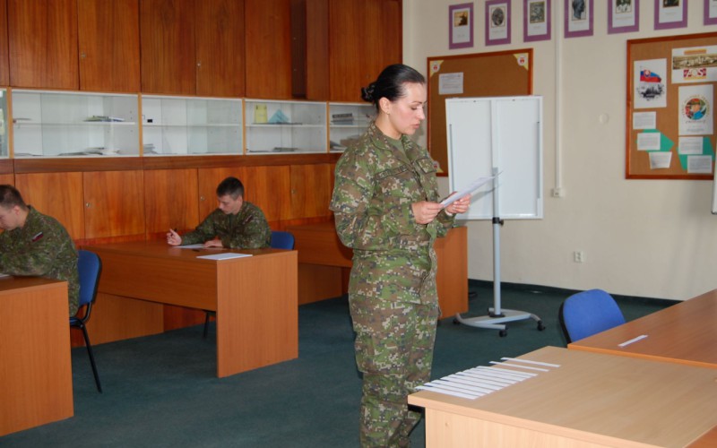 Final exams on University Graduates Officers’ Course, May 12th 2022