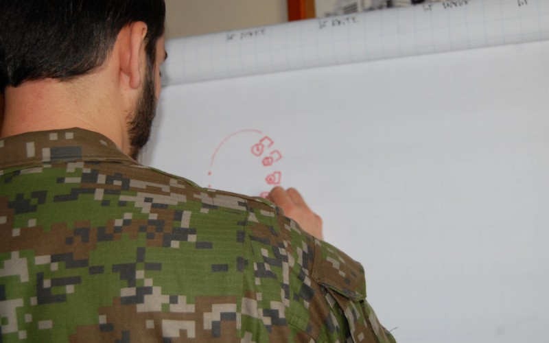 Final exams on University Graduates Officers’ Course, May 12th 2022