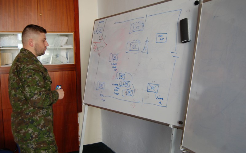 Final exams on University Graduates Officers’ Course, May 12th 2022