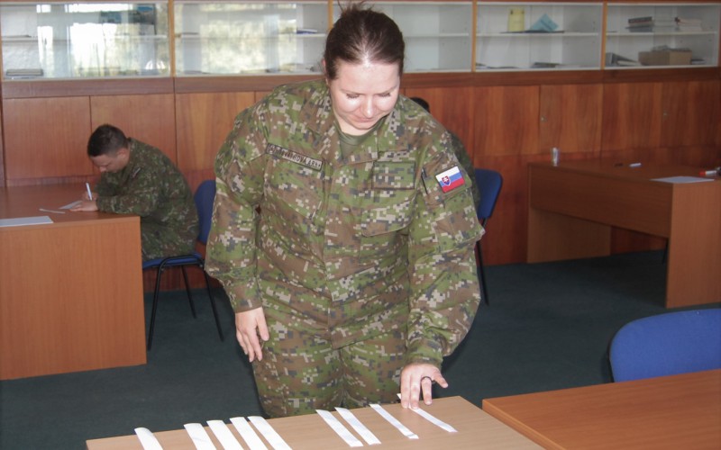 Final exams on University Graduates Officers’ Course, May 12th 2022