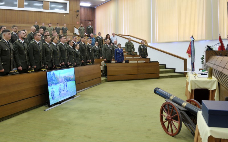 Vyradenie absolventov AOS vojenskej špecializácie G20 - delostrelcov, 30. 06. 2025