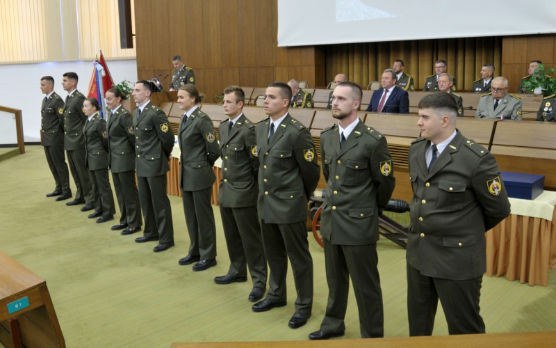 Vyradenie absolventov AOS vojenskej špecializácie G20 - delostrelcov, 30. 06. 2025