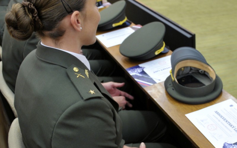 Vyradenie absolventov AOS vojenskej špecializácie G20 - delostrelcov, 30. 06. 2025