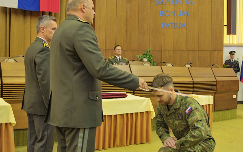 Ukončenie 34. Dôstojníckeho kurzu pre absolventov vysokých škôl, 18. 7. 2025