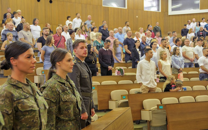 Ukončenie 34. Dôstojníckeho kurzu pre absolventov vysokých škôl, 18. 7. 2025