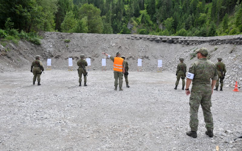 Poľný výcvik v športovo-streleckom areáli Jasná, 23. 07. 2025