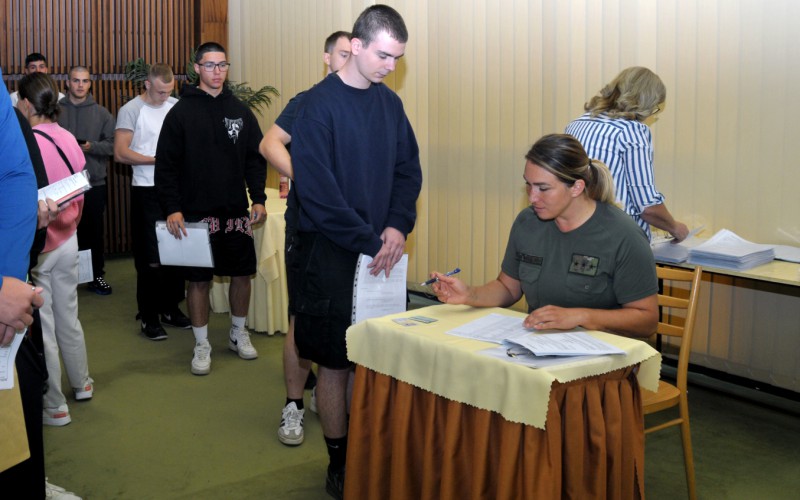 Základný vojenský výcvik - nástup, 18. 08. 2025