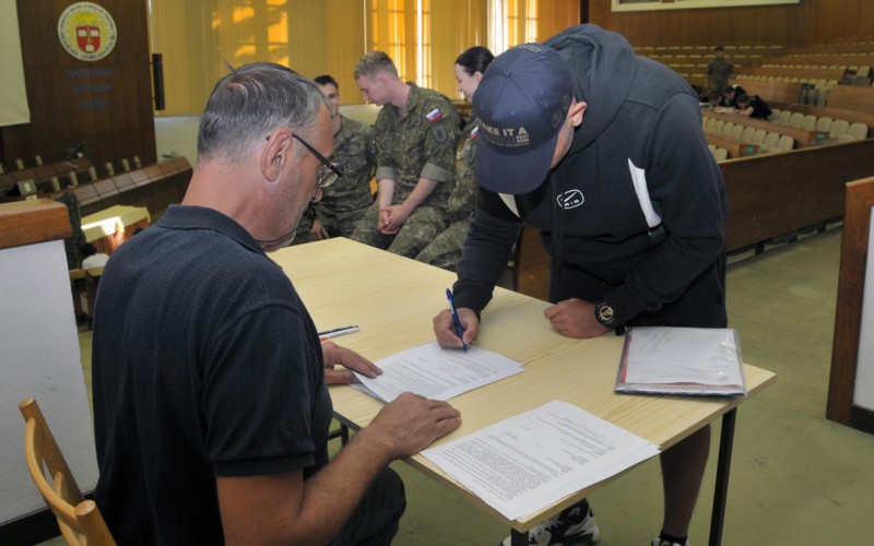Základný vojenský výcvik - nástup, 18. 08. 2025