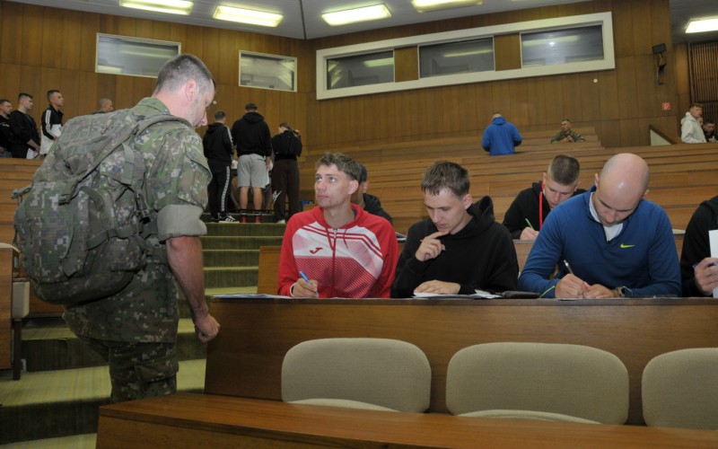 Základný vojenský výcvik - nástup, 18. 08. 2025