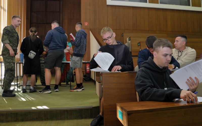 Základný vojenský výcvik - nástup, 18. 08. 2025