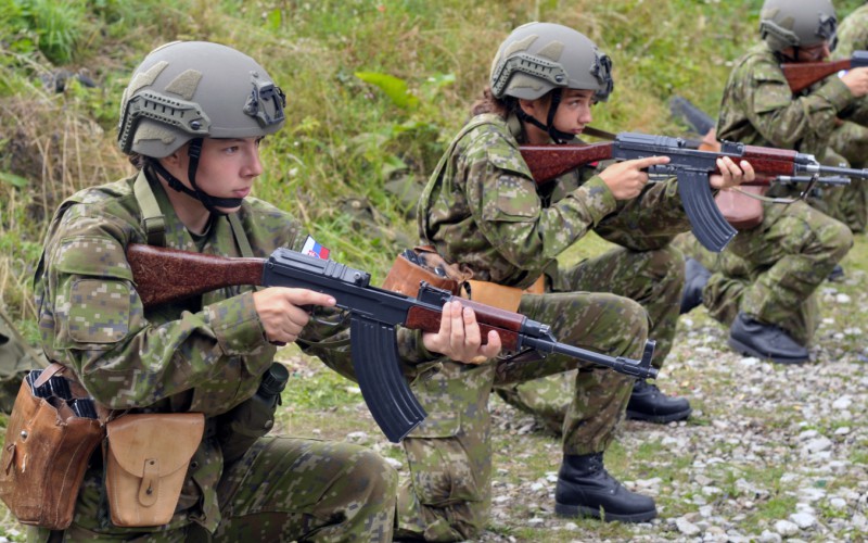 Základný vojenský výcvik - strelnica, 02. 09. 2025