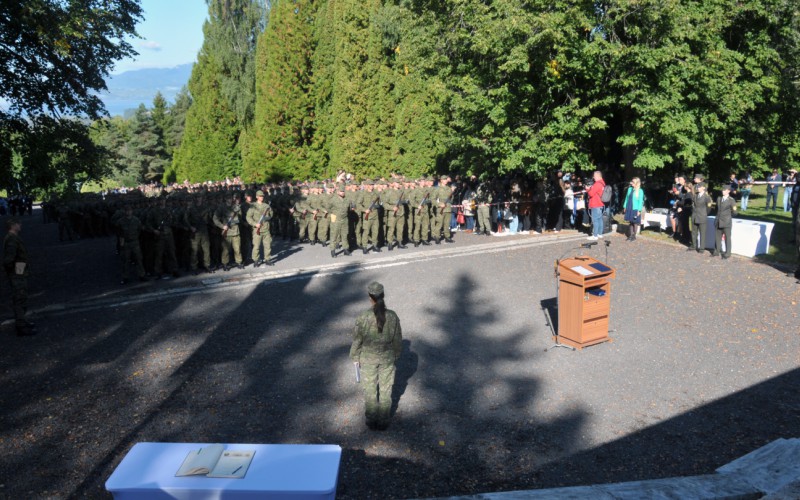 Vojenská prísaha kadetov 1. ročníka- Háj, 19. 09. 2025