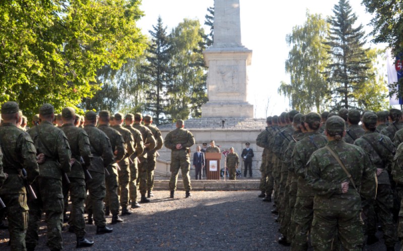 Vojenská prísaha kadetov 1. ročníka- Háj, 19. 09. 2025