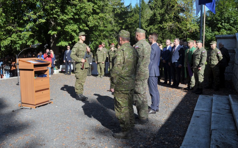 Vojenská prísaha kadetov 1. ročníka- Háj, 19. 09. 2025