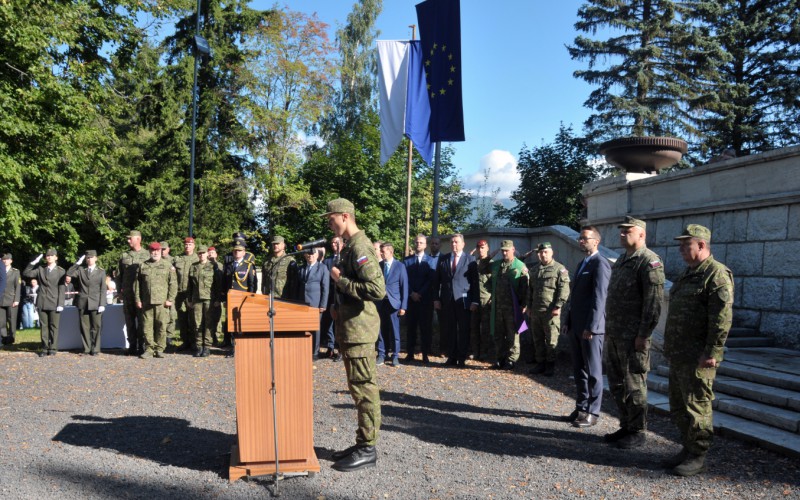 Vojenská prísaha kadetov 1. ročníka- Háj, 19. 09. 2025