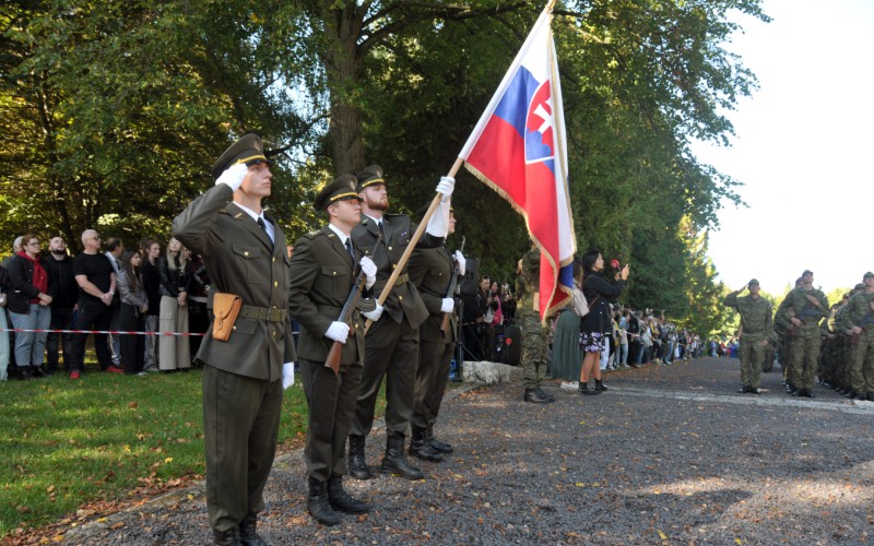 Vojenská prísaha kadetov 1. ročníka- Háj, 19. 09. 2025