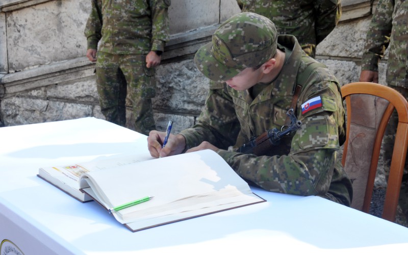 Vojenská prísaha kadetov 1. ročníka- Háj, 19. 09. 2025