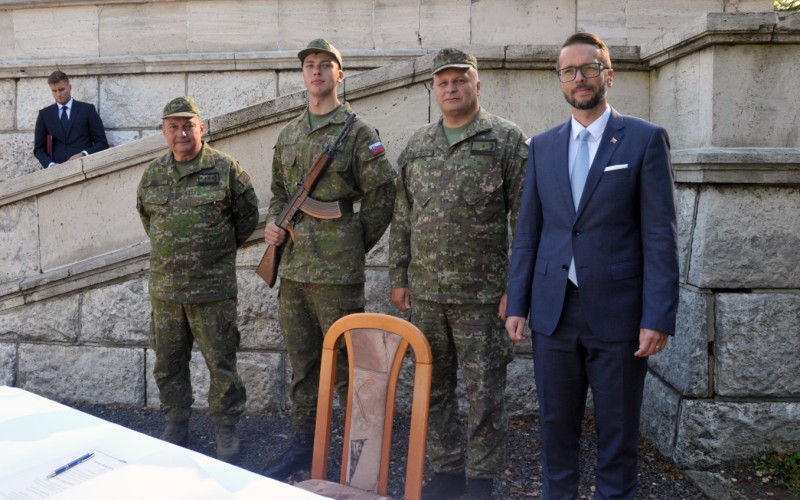 Vojenská prísaha kadetov 1. ročníka- Háj, 19. 09. 2025