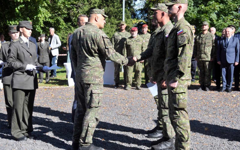 Vojenská prísaha kadetov 1. ročníka- Háj, 19. 09. 2025