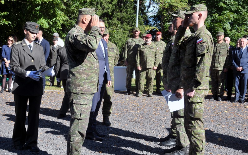 Vojenská prísaha kadetov 1. ročníka- Háj, 19. 09. 2025