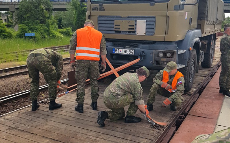 Kadeti AOS na praxi v Michalovciach, 17. 05. 2022