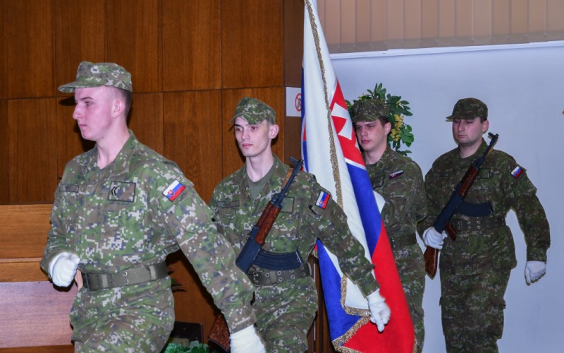 Slávnostné zhromaždenie profesionálnych vojakov a zamestnancov AOS pri príležitosti otvorenia letného semestra akademického roka 2025/2026, 03. 03. 2026