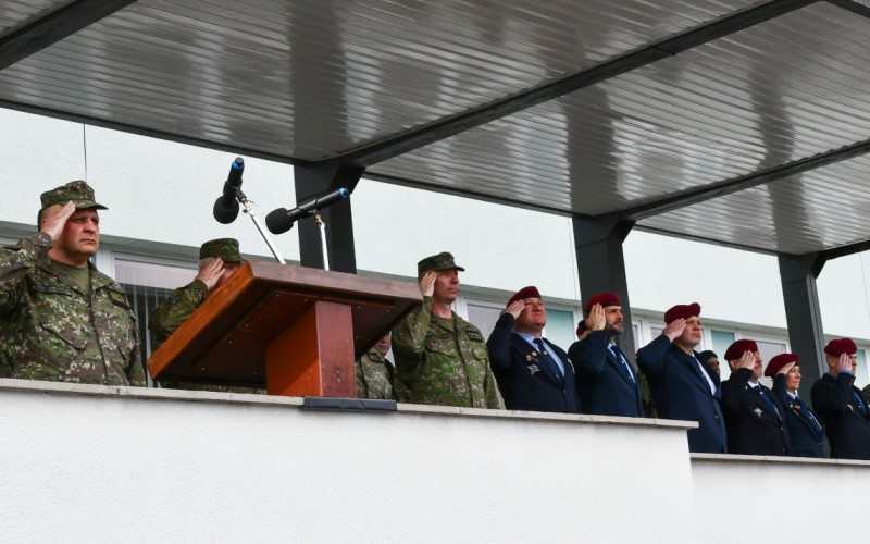 Slávnostný nástup pri príležitosti odovzdania bordových baretiek, 16.03.2026