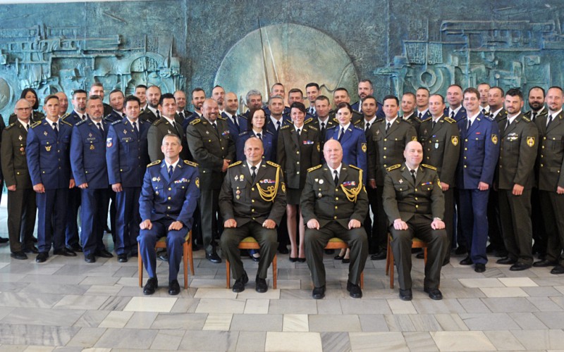 Slávnostné ukončenie 27. Základného veliteľsko-štábneho kurzu, 03. 06. 2022