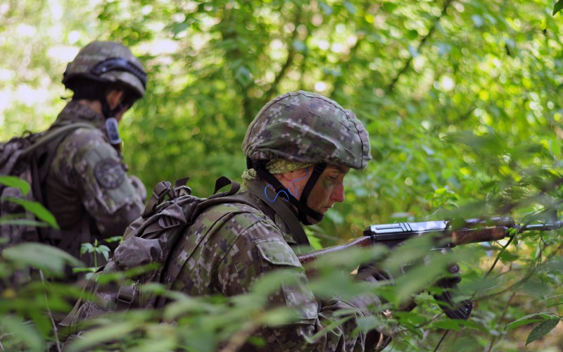 Training of 1st year cadets, June 7th 2022