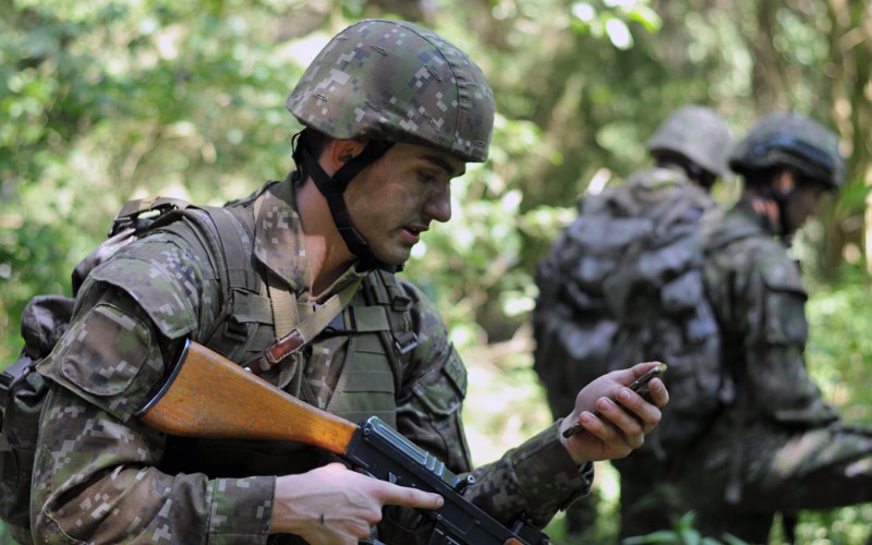 Training of 1st year cadets, June 7th 2022