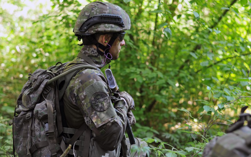 Training of 1st year cadets, June 7th 2022