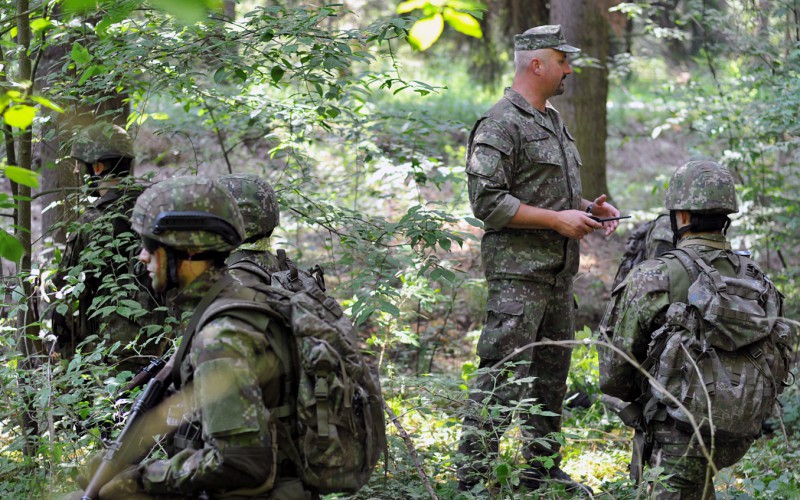 Training of 1st year cadets, June 7th 2022