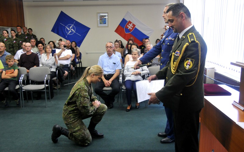 Promotion to the first officer rank – students of University Graduates Officers’ Course, June 10th 2022