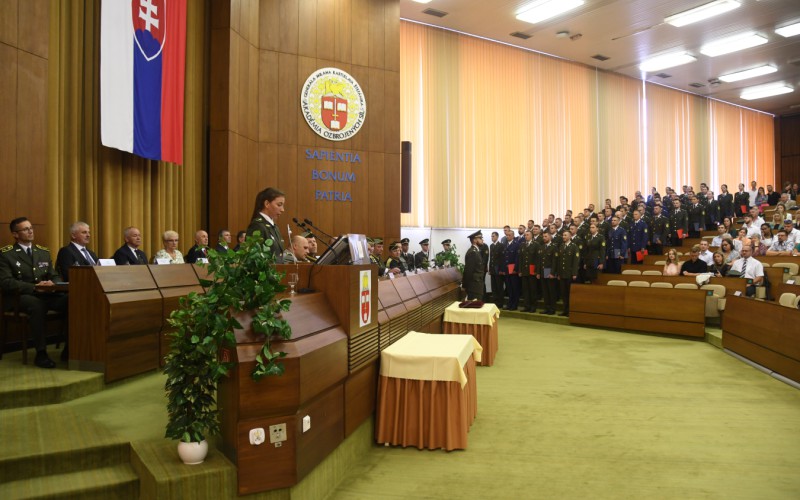 Slávnostná promócia kadetov AOS, 08. 07. 2022