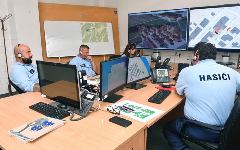 Hasičský zbor cvičil v AOS, 18. 07. 2022