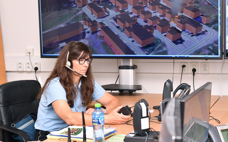 Hasičský zbor cvičil v AOS, 18. 07. 2022