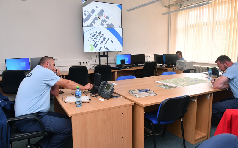 Hasičský zbor cvičil v AOS, 18. 07. 2022