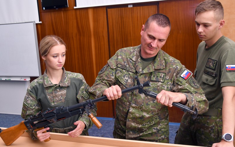 Field training of 1st year cadets, July 18th 2022