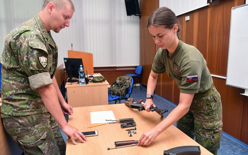 Field training of 1st year cadets, July 18th 2022