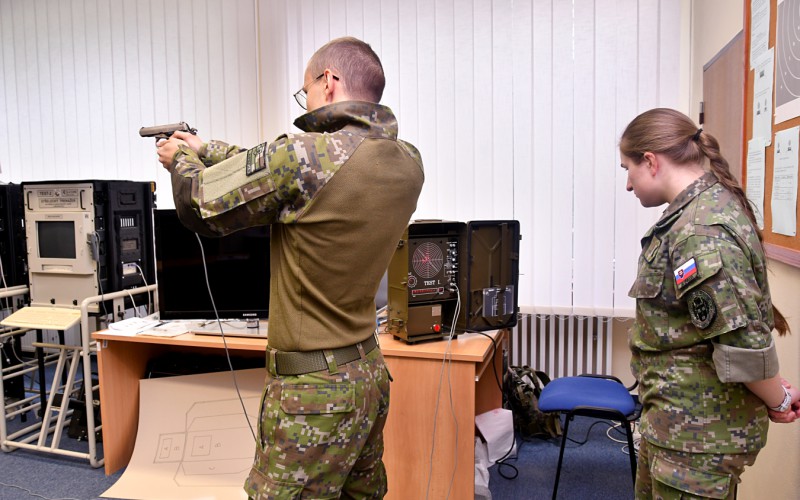 Field training of 1st year cadets, July 18th 2022