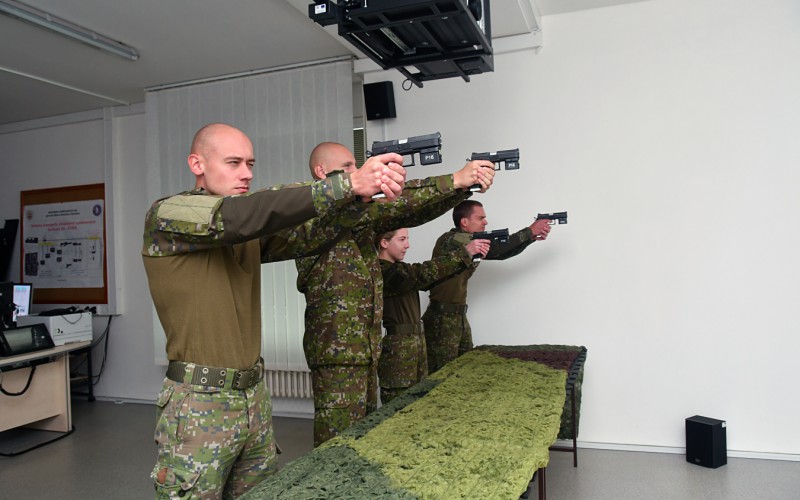 Field training of 1st year cadets, July 18th 2022