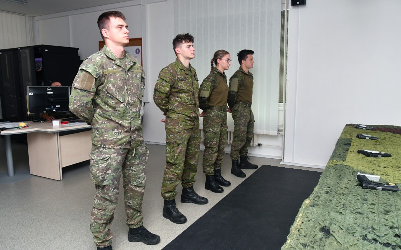 Field training of 1st year cadets, July 18th 2022