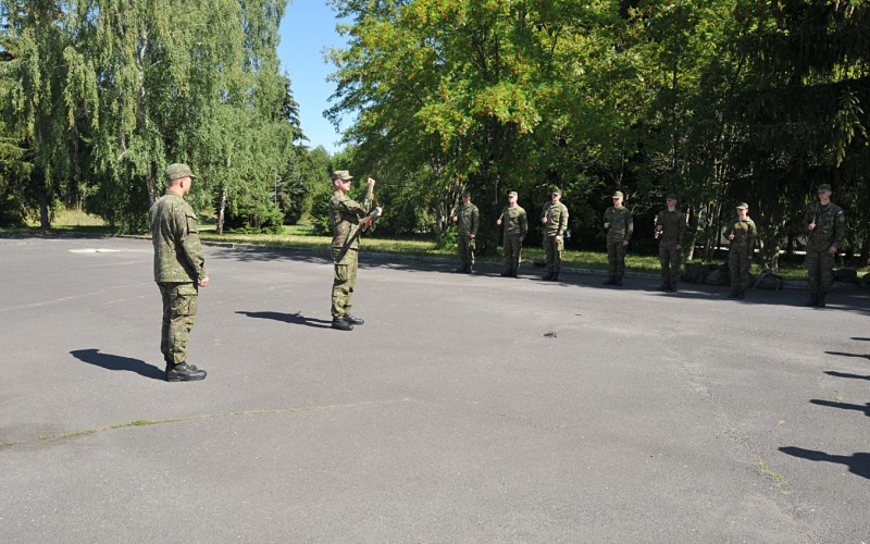 Field training of 1st year cadets, July 18th 2022