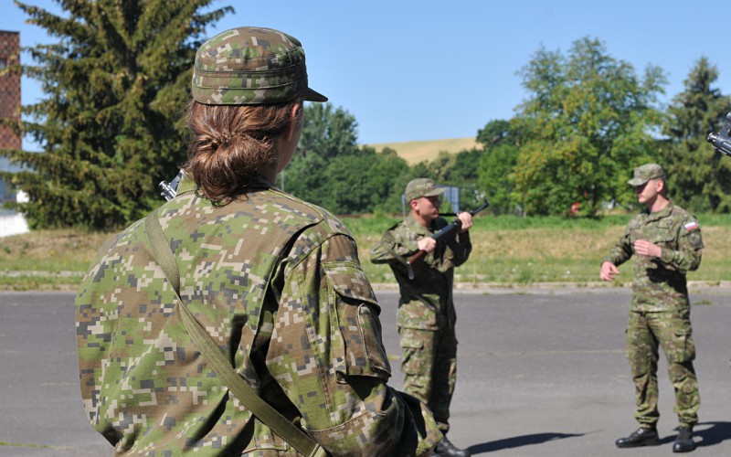 Field training of 1st year cadets, July 18th 2022