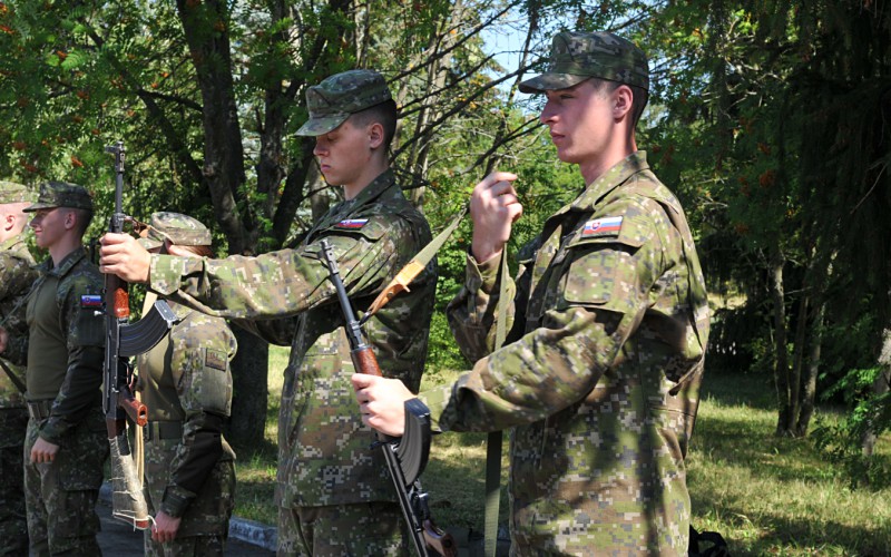 Field training of 1st year cadets, July 18th 2022