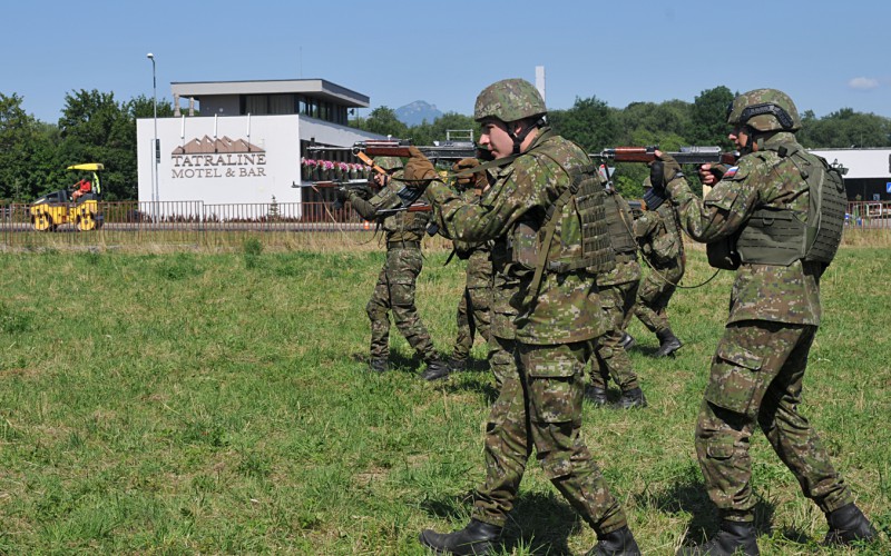 Field training of 1st year cadets, July 18th 2022