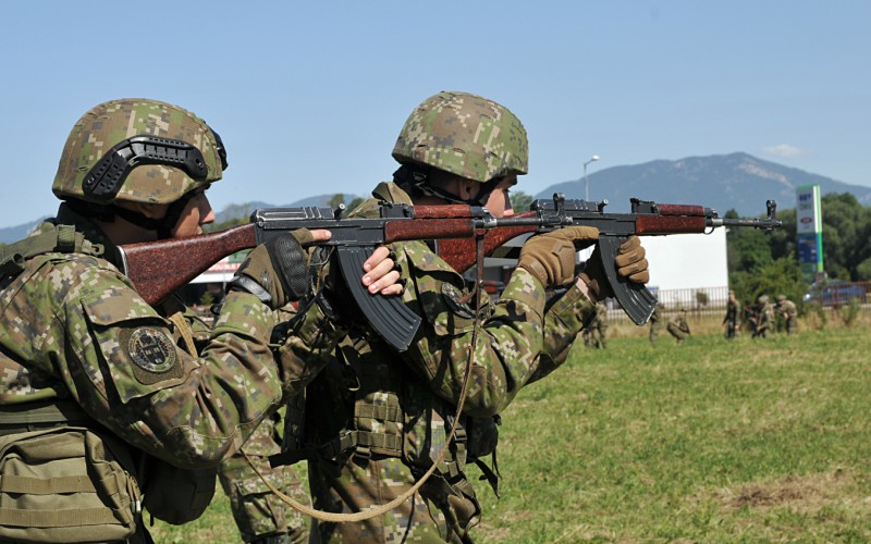 Field training of 1st year cadets, July 18th 2022