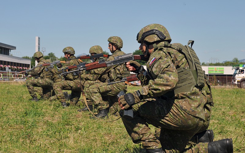 Field training of 1st year cadets, July 18th 2022